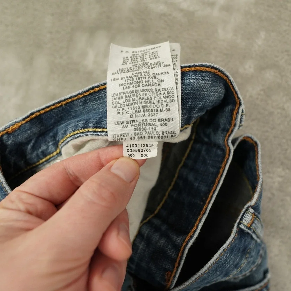 Levis 559 Jeans Mens‎ 38x30 Relaxed Straight Leg Denim Pants Medium Wash Y2K